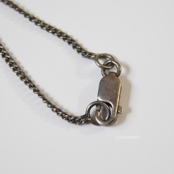 Vintage Sterling Silver 925 Baltic Amber Necklace - Picture 7 of 8